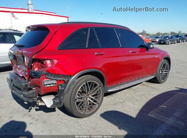 W1N0G6EB3MF948574 2021 MERCEDES-BENZ AMG GLC 43 Burgundy Trasero derecho