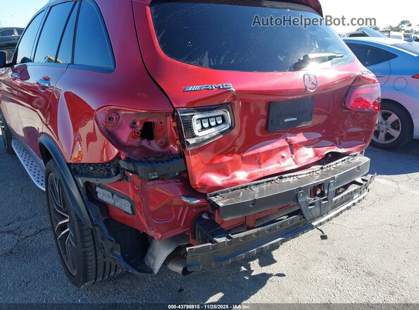 W1N0G6EB3MF948574 2021 MERCEDES-BENZ AMG GLC 43 Burgundy Vista frontal