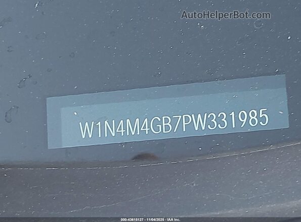 W1N4M4GB7PW331985 2023 MERCEDES-BENZ GLB-CLASS Белый 