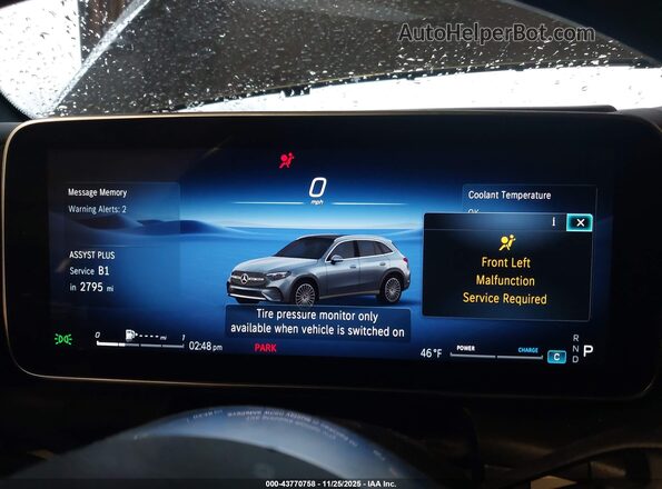 W1NKM4HB4PU030057 2023 MERCEDES-BENZ GLC 300 Серый Вид задних сидений