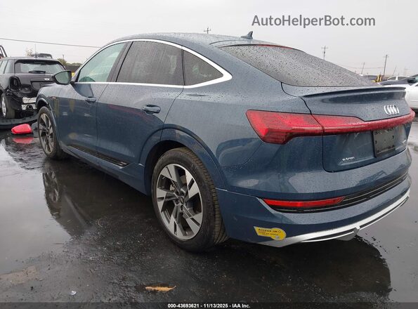 WA12AAGE1NB033320 2022 AUDI E-TRON Blue Задня ліва чверть