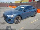 2023 Audi E-tron Sportback Premium Plus S Line Quattro Синий vin: WA12AAGE3PB025397