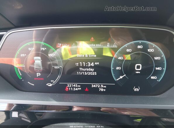 WA12AAGE3PB025397 2023 AUDI E-TRON Синий Вид задних сидений