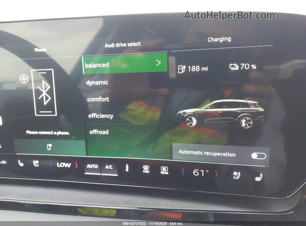 WA134BGF6SA044177 2025 AUDI Q6 E-TRON Серый 