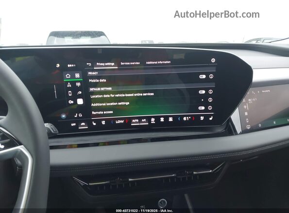 WA134BGF6SA044177 2025 AUDI Q6 E-TRON Серый 