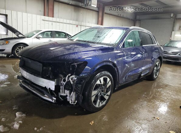 WA1AAAGE2NB019647 2022 AUDI E-TRON Blue Передня ліва чверть