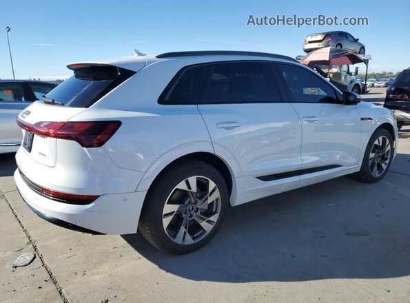 WA1AAAGE7MB007251 2021 AUDI E-TRON Белый Задняя правая четверть