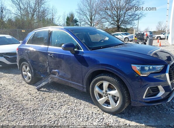 WA1AUCF3XM1058591 2021 AUDI Q3 Blue Вид спереду