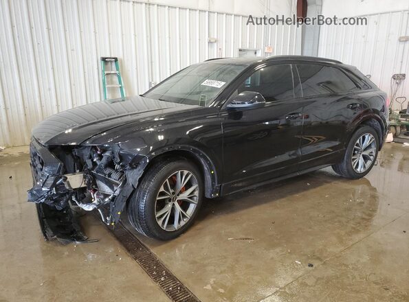 WA1AVAF11MD014655 2021 AUDI Q8 Black წინა მარცხენა ხედი სამი მეოთხედიდან