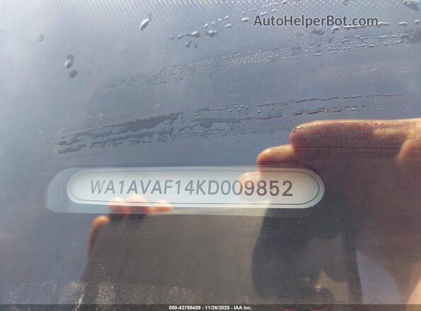 WA1AVAF14KD009852 2019 AUDI Q8 Черный Вид подкапотного пространства