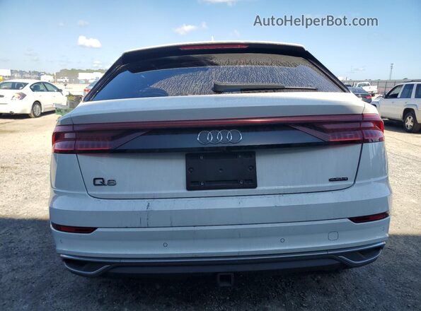 WA1AVAF14KD010175 2019 AUDI Q8 White Widok z tyłu