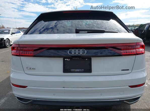WA1AVAF19KD016764 2019 AUDI Q8 White 