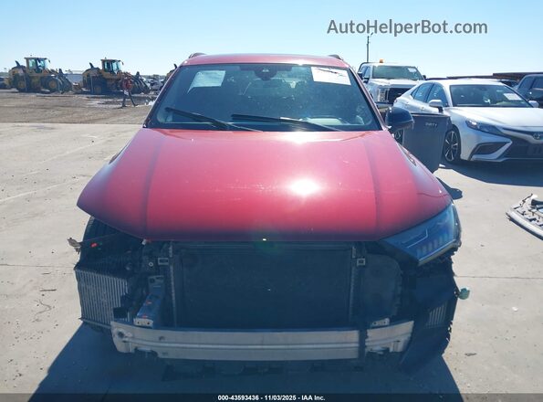 WA1AWBF77MD000931 2021 AUDI SQ7 Red Вид задньої частини салону
