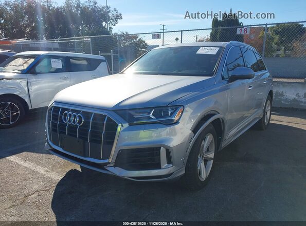 WA1AXBF76ND019730 2022 AUDI Q7 Silver Przód lewy