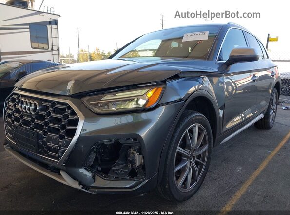 WA1B4AFY1N2135140 2022 AUDI SQ5 Gray Դիմացի տեսք