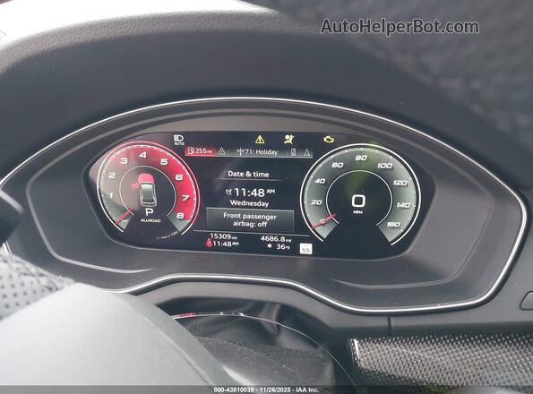 WA1B4AFY2S2054840 2025 AUDI SQ5 Серый Вид задних сидений
