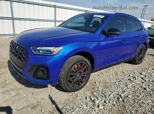 WA1B4AFY8P2154982 2023 AUDI SQ5 Синий Передняя левая четверть