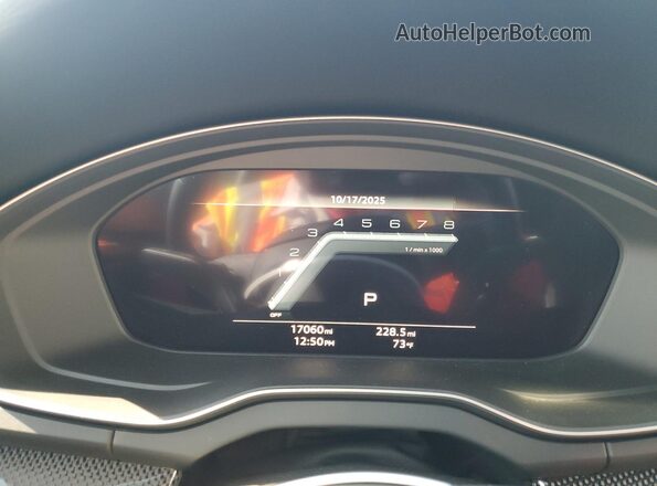 WA1B4AFY8P2154982 2023 AUDI SQ5 Синий Вид щитка приборов