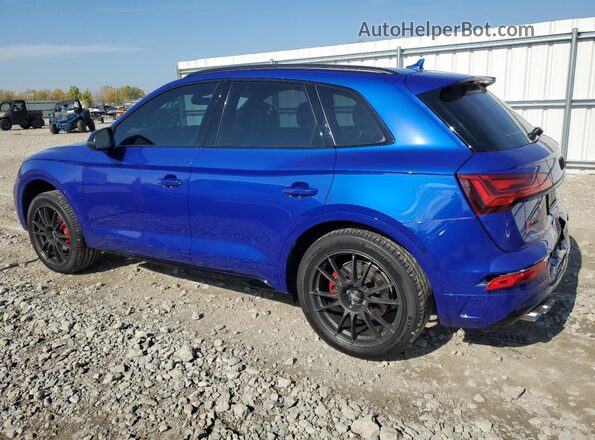 WA1B4AFY8P2154982 2023 AUDI SQ5 Синий Задняя левая четверть