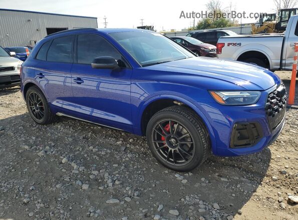 WA1B4AFY8P2154982 2023 AUDI SQ5 Синий Передняя правая четверть