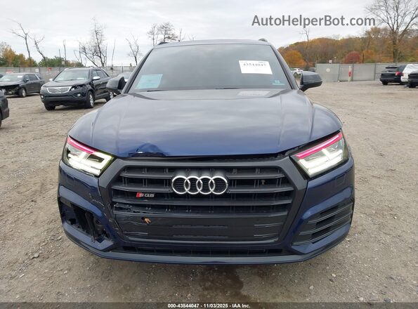 WA1B4AFY9L2014174 2020 AUDI SQ5 Blue Սարքավորումների վահանակի տեսք
