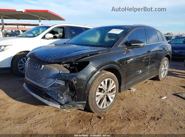 WA1BCBFZ0PP024103 2023 AUDI Q4 Black Առջևի ձախ երեք քառորդ տեսարան