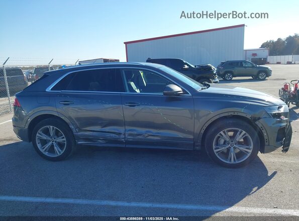 WA1BVAF17MD013269 2021 AUDI Q8 Gray უკანა სალონის ხედი