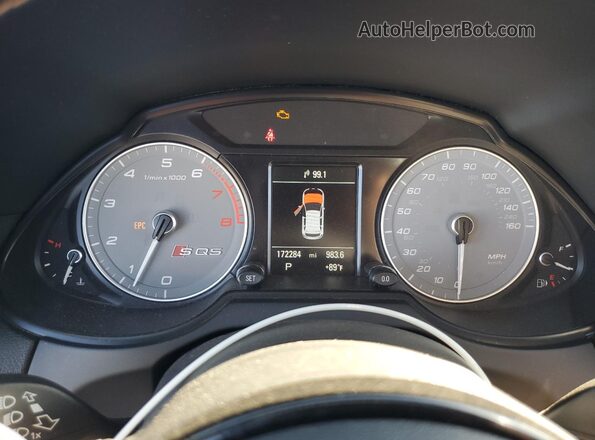 WA1CCAFP8HA063068 2017 AUDI SQ5 Gray Widok zestawu wskaźników