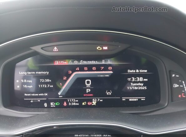 WA1CWBF19SD015691 2025 AUDI SQ8 Белый Вид задних сидений