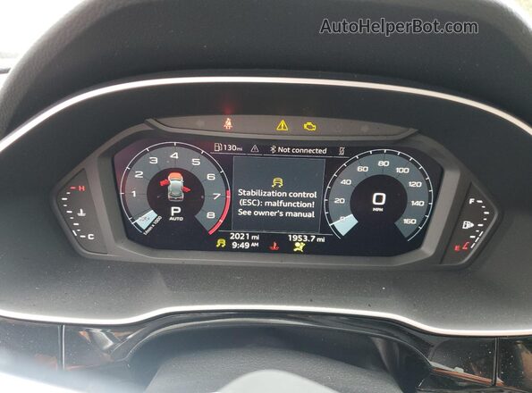WA1DECF36S1075511 2025 AUDI Q3 Белый Вид щитка приборов