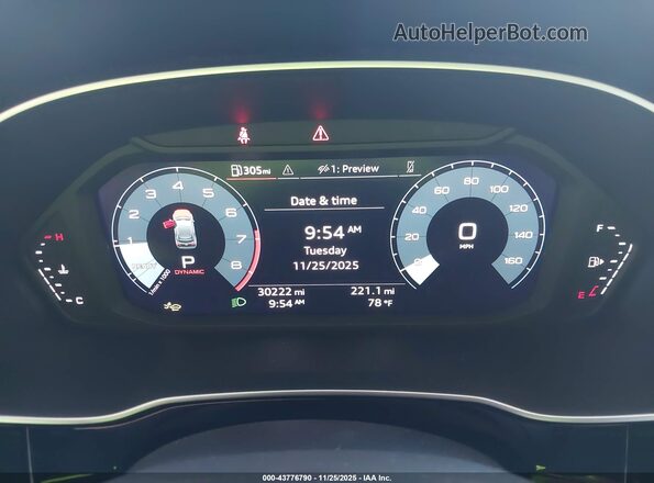 WA1DECF39R1125800 2024 AUDI Q3 Black Вид задніх сидінь
