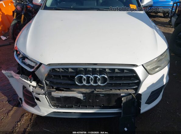 WA1ECCFS2HR012529 2017 AUDI Q3 White Вид щитка приладів