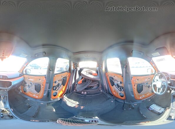 WA1EECF32K1087661 2019 AUDI Q3 Оранжевый Панорамный вид салона 360°