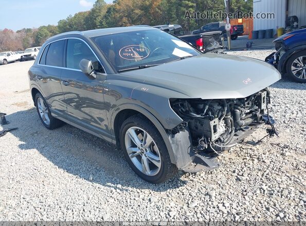 WA1EECF33N1027201 2022 AUDI Q3 Зеленый Передняя правая четверть