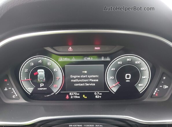 WA1EECF33R1189108 2024 AUDI Q3 Белый Вид задних сидений