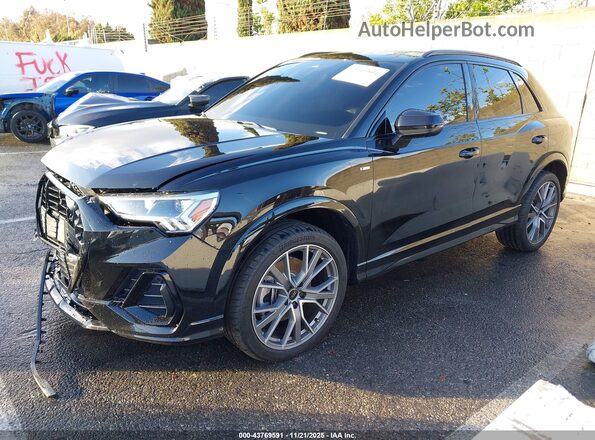 WA1EECF39S1085342 2025 AUDI Q3 Black Vista tres cuartos delantera izquierda