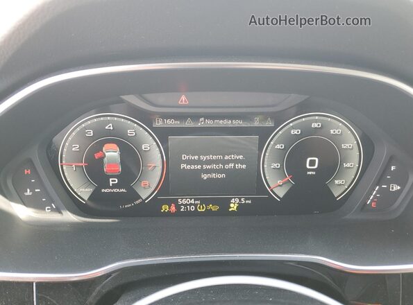 WA1EEDF34S1037947 2025 AUDI Q3 Белый Вид щитка приборов