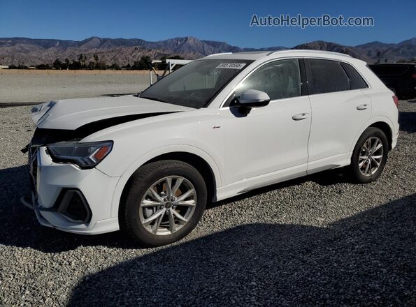 WA1EEDF34S1037947 2025 AUDI Q3 Белый Передняя левая четверть