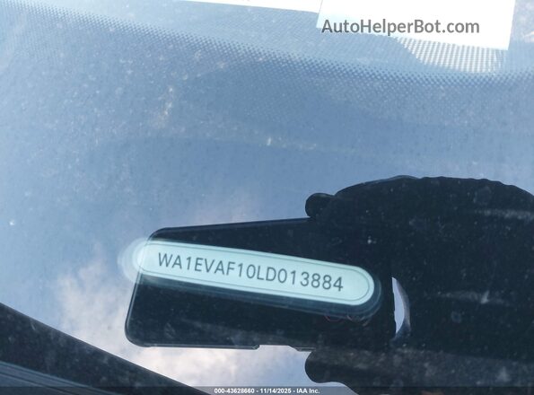 WA1EVAF10LD013884 2020 AUDI Q8 White 