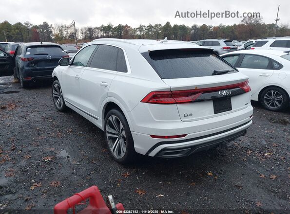 WA1EVAF10MD016740 2021 AUDI Q8 White Rear left