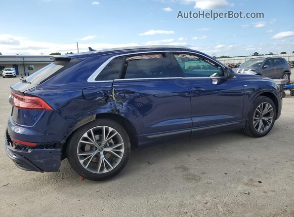 WA1EVAF10MD035966 2021 AUDI Q8 Blue Tył prawy