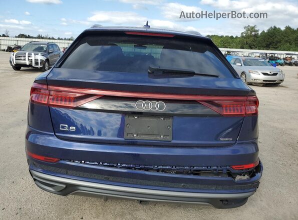 WA1EVAF10MD035966 2021 AUDI Q8 Blue Widok z tyłu