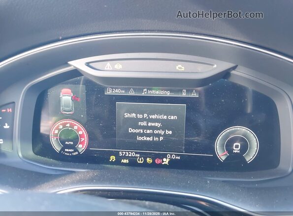 WA1EVAF13MD027425 2021 AUDI Q8 Blue Vista de los asientos traseros