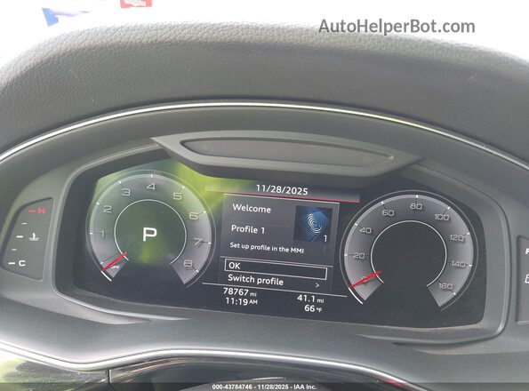 WA1EVAF19LD025953 2020 AUDI Q8 White Հետևի նստատեղերի տեսք