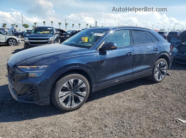 WA1EVBF16SD014722 2025 AUDI Q8 Синий Передняя левая четверть
