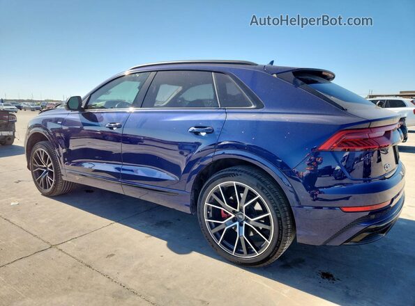 WA1FVAF10LD002307 2020 AUDI Q8 Blue Задня ліва чверть