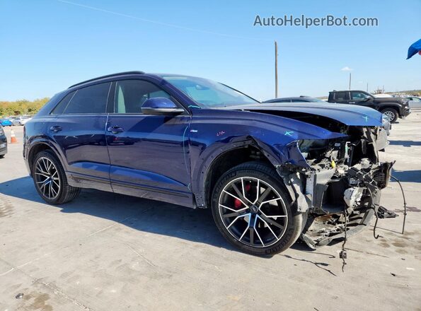 WA1FVAF10LD002307 2020 AUDI Q8 Blue Передня права чверть