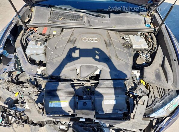 WA1FVAF10LD002307 2020 AUDI Q8 Blue Вид підкапотного простору