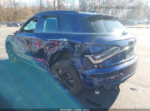 WA1GAAFY5S2012189 2025 AUDI Q5 Синий Задняя левая четверть
