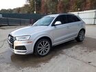 2018 Audi Q3 Premium Plus Серебряный vin: WA1JCCFS8JR006707